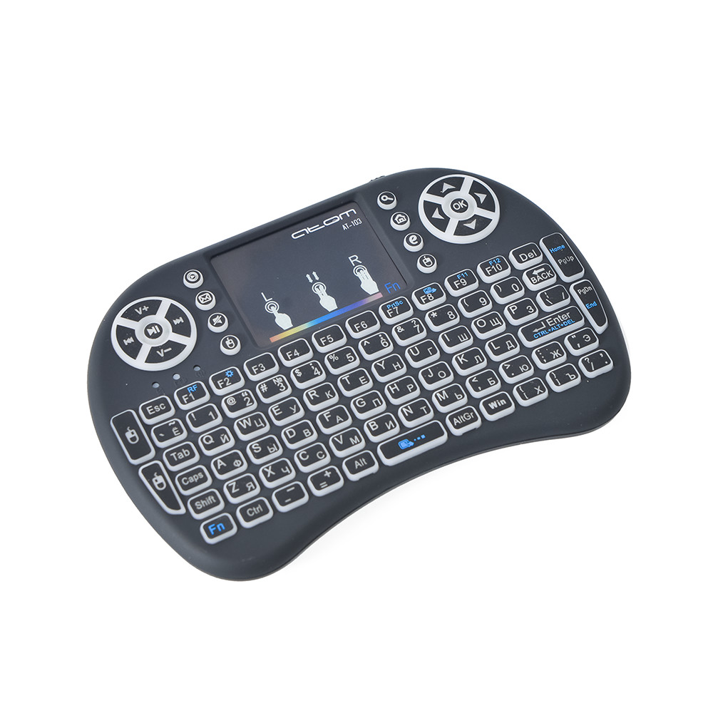  Беспроводной мини-клавиатуры с тачпадом АТ-103 ATOMevolution